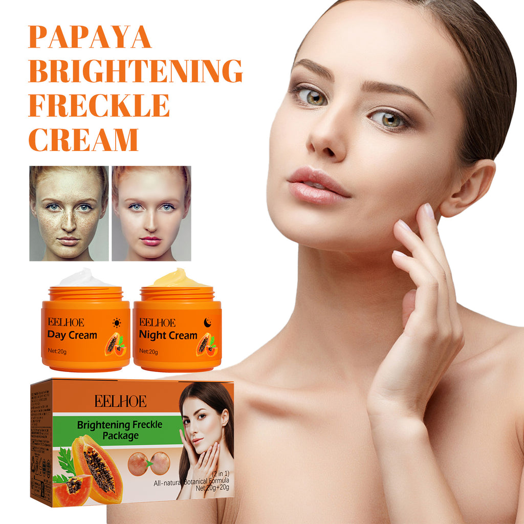 EELHOE Papaya Whitening Freckle Cream Lightens Dark Spots On The Face, Brightens And Moisturizes The Skin Early And Late